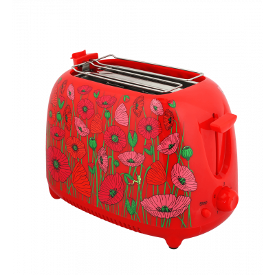 Toaster avec prise UK - Tart'in - Coquelicots