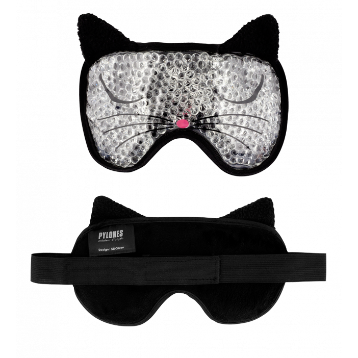 Mascherina per gli occhi - My pearls Black Cat