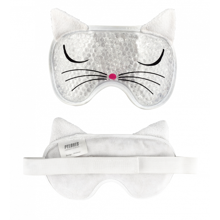 Eye mask - My pearls White Cat