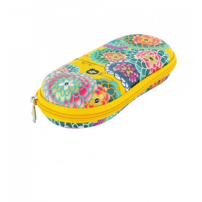 Hard glasses case - Voyage Dahlia