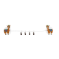 4 clips ventouse - Ani-clip