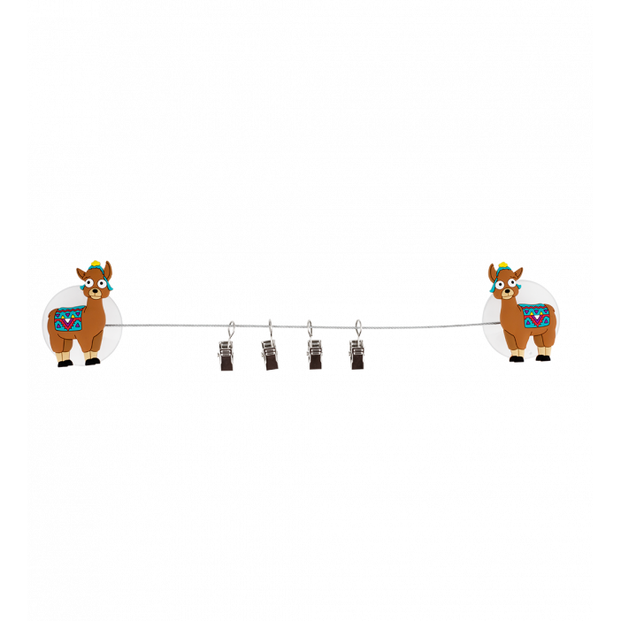 4 suction cup clips - Ani-clip Llama