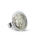 Bague en verre soufflée - Galet Medium Paillettes