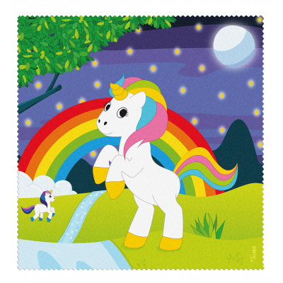 Tissu microfibre pour lunettes - Belle Vue - Licorne