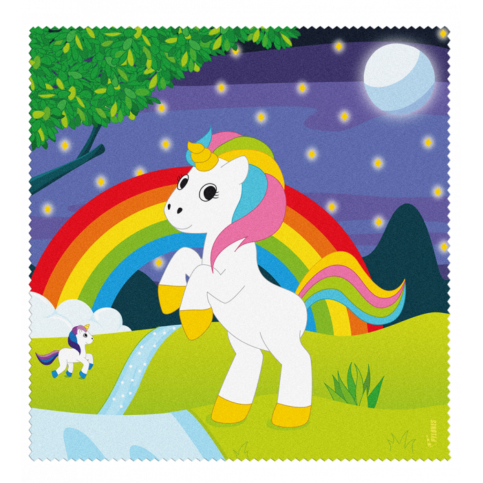 Tessuto in microfibra per occhiali - Belle Vue Unicorno