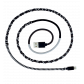 iPhone Cable - Salsa White / black