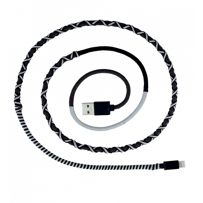 Câble pour iPhone - Salsa Gris / Noir