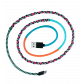 Câble USB Type C - Salsa Rose / Turquoise