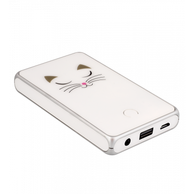 Batterie externe nomade 5000mAh - Get The Power 2 - White Cat