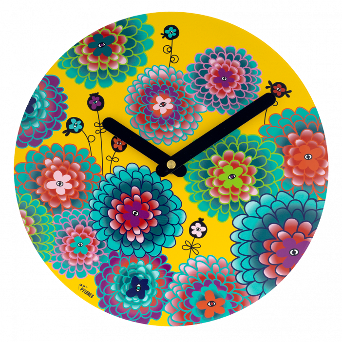 Orologio da parete - Happy Time Dahlia