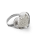 Bague en verre soufflée - Coeur Nano Billes