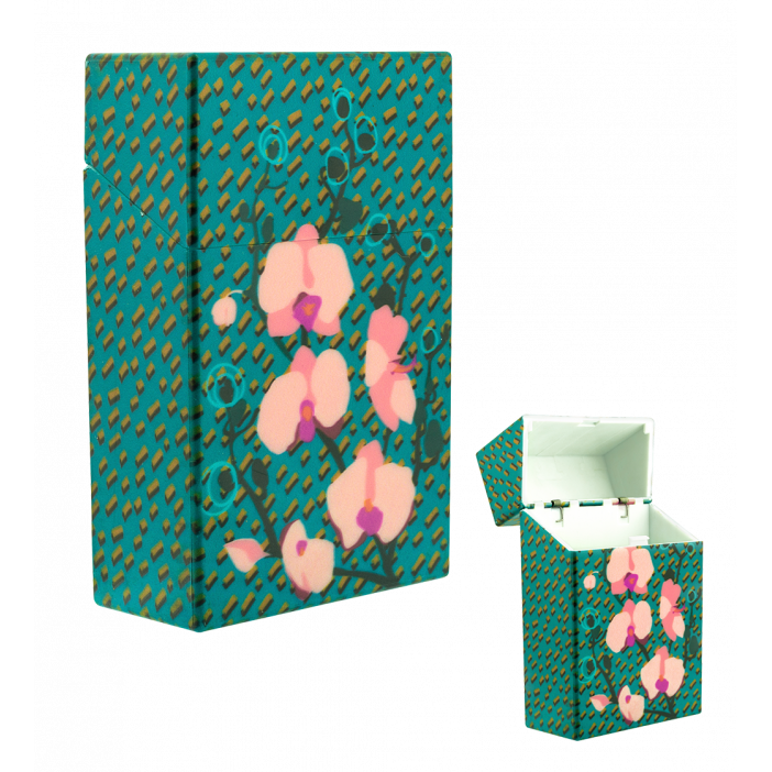 Étui pour paquet de cigarettes - Clop'in Orchid Blue