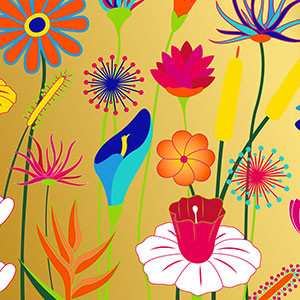Jardin Fleuri Gold