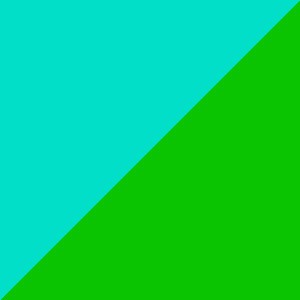 Turquoise / Vert