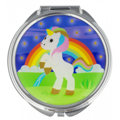 Miroir de poche - Lady Look Licorne