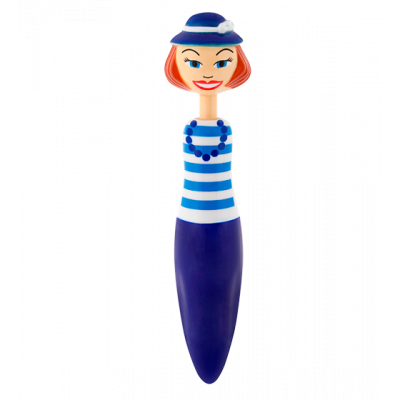 Stylo rétractable - Fashion Girl Pen Bleu