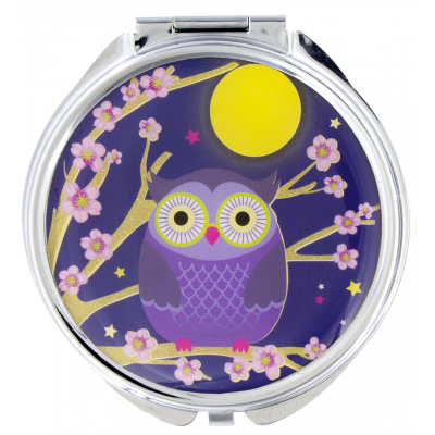Miroir de poche - Lady Look Blue Owl