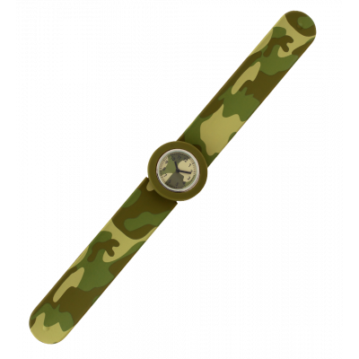Montre slap - Trendy Time Camouflage Green