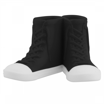 Porta spazzolino da denti - Sneakers Nero