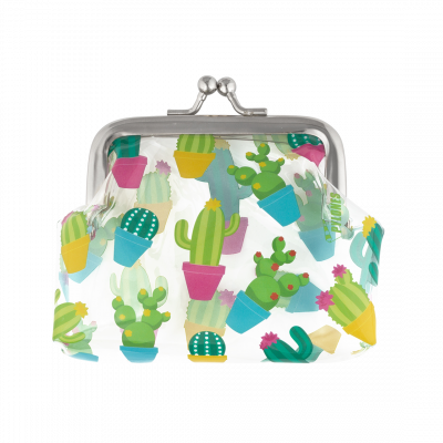 Porte-monnaie avec fermoir à clip - Clipurse Cactus