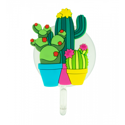 Crochet ventouse - Ani-holder Cactus