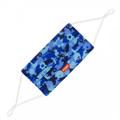 Masque réutilisable - Hidden Smile Camouflage Blue 
