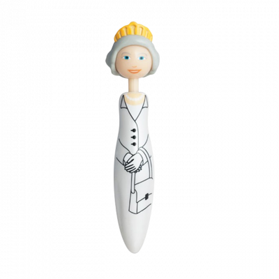 Stylo rétractable - Royal Pen Blanc