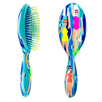 Grande brosse à cheveux - Ladypop Large Swimming Pool