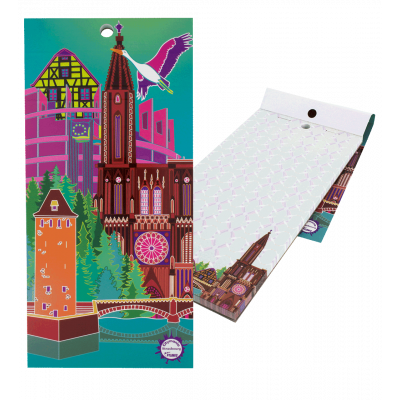Bloc note magnétique - Carnet Formalist City Strasbourg