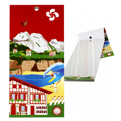 Bloc note magnétique - Carnet Formalist City Pays Basque