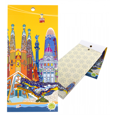 Bloc note magnétique - Carnet Formalist City Barcelona