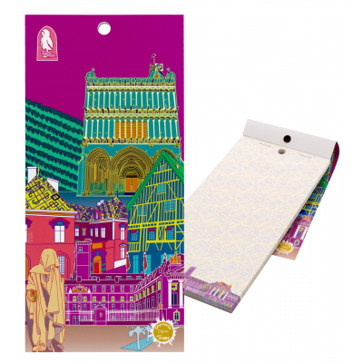 Bloc note magnétique - Carnet Formalist City Dijon