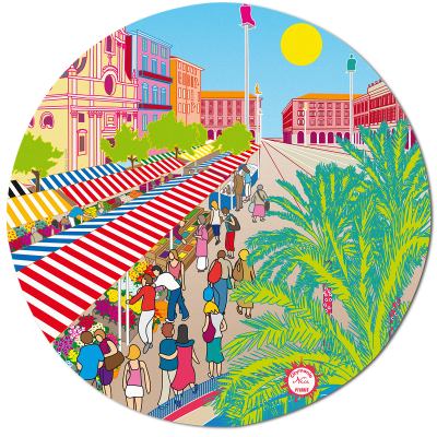 Tapis de souris - Tapiron Citymania Nice
