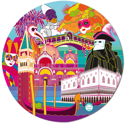 Tapis de souris - Tapiron Citymania Venise