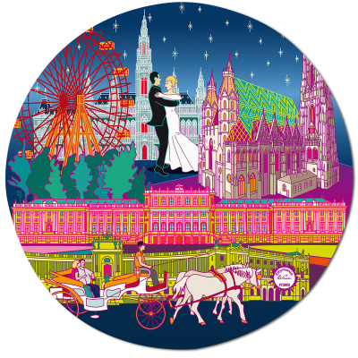 Tapis de souris - Tapiron Citymania Vienne