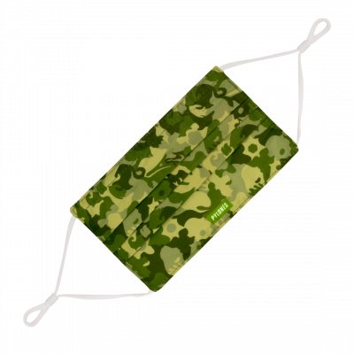 Masque réutilisable - Hidden Smile Camouflage Green
