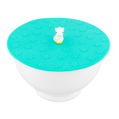Couvercle silicone pour bol - Bienauchaud / Bienaufroid XL 15 cm Licorne