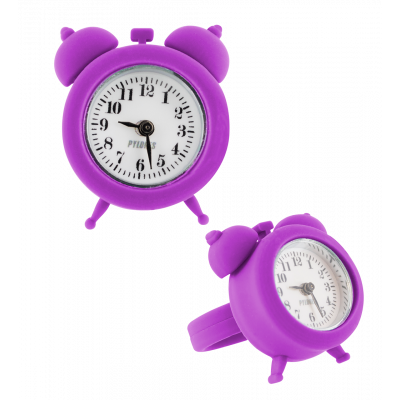 Bague montre / horloge - nano watch Violet