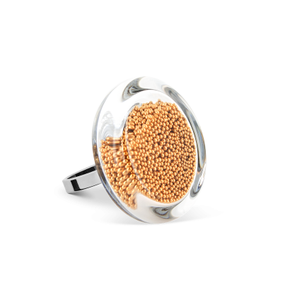 Glasring - Cachou Mini Billes Gold