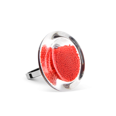 Glasring - Cachou Mini Billes Rot