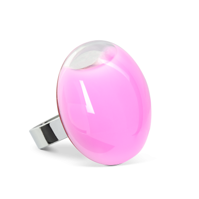 Glasring - Galet Medium Milk Bubble Gum