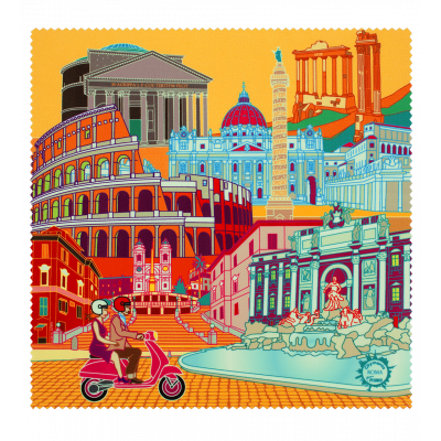 Tissu microfibre pour lunettes - Belle Vue City Rome