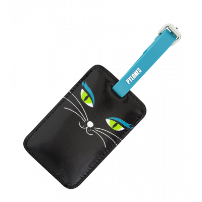 Etiquette de bagage - Voyage Black Cat
