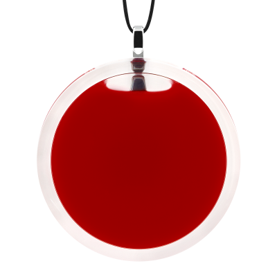 Necklace - Cachou Giga Milk Dark red