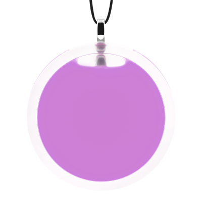 Necklace - Cachou Giga Milk Lilas
