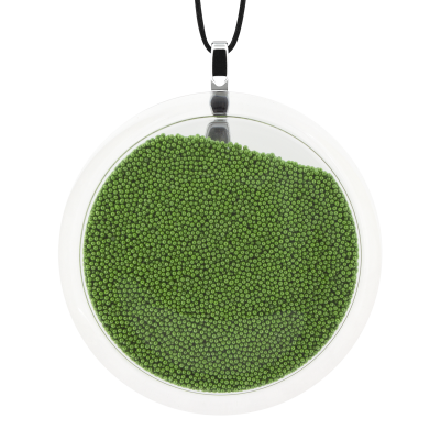 Necklace - Cachou Giga Billes Green