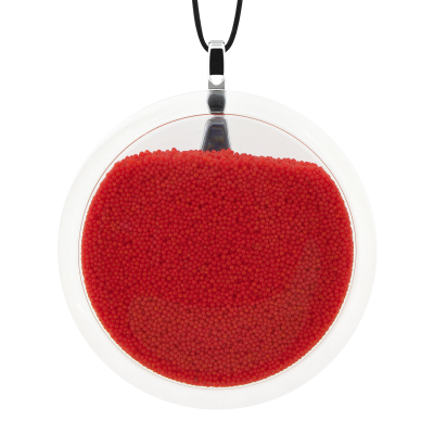 Necklace - Cachou Giga Billes Red