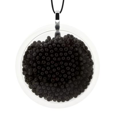 Necklace - Cachou Giga Billes Black