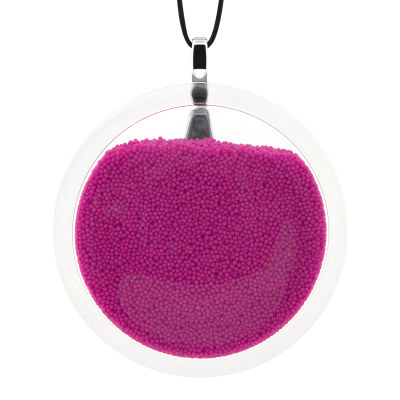 Necklace - Cachou Giga Billes Fuchsia
