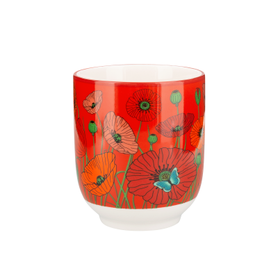 Frühstückstasse - Matinal Tasse Coquelicots